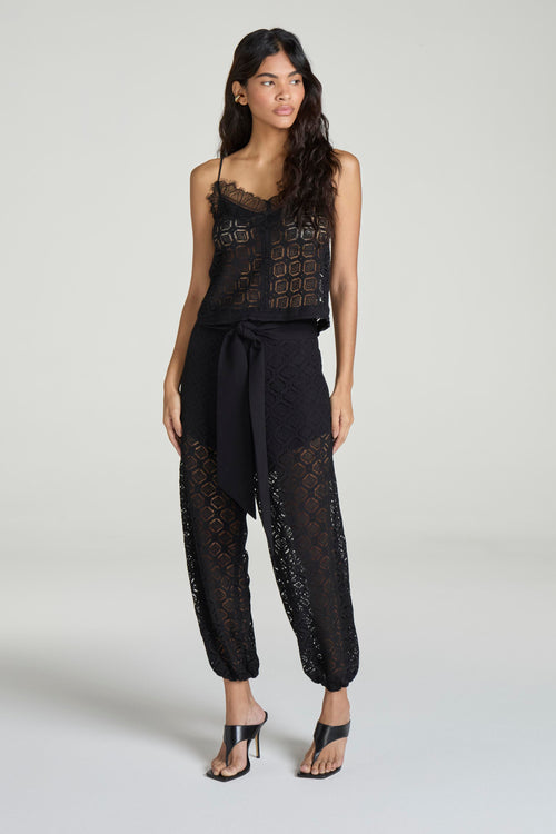 CALÇA RENDA - PRETO
