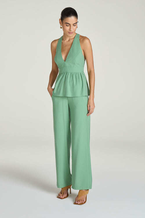 CALÇA RETA BOLSO BAIXO - LIMONE