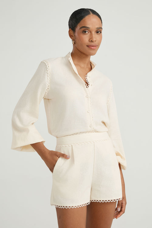 SHORT DETALHE GUIPIR - BUTTER